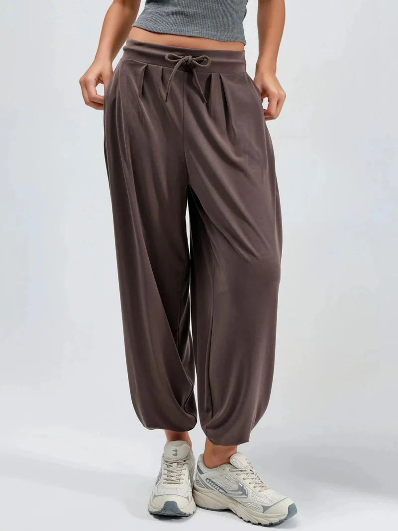 Hiccup Mid Waist Jogger Pants Busem Collection